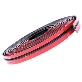 HTharros Windshield Molding Replacement Rubber Car Front Rear Window Gap Dirt Prevention Soundproof Rubber Double Sided Tape 0.5 inch (1.4 cm) 2 m (2 m) 1 Piece