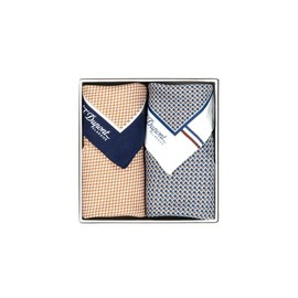 Dupont (신세계본점)25  S/S      순면 손수건  SE5SMA381001SBW009BU 2세트 (Shinsegae Main Store) 25 S/S Pure Cotton Handkerchief SE5SMA381001SBW009BU 2 Sets