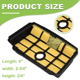 Cynkpeg 11371201604 Air Filters for Stihl MS193T MS194T MS 193 194 Chainsaw