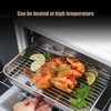 QANYEGN Stainless Steel Deep Baking Pan, Square Baking Brownie Pan