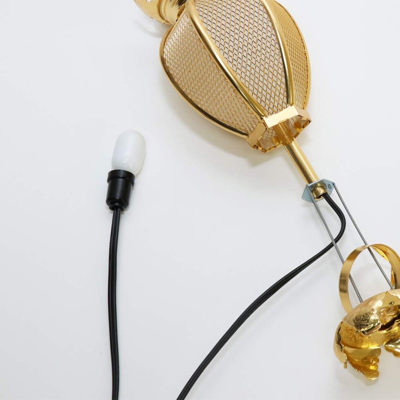 Hanging Lantern (Hanging Lantern) Dedicated Cord (2 Bulbs Included)