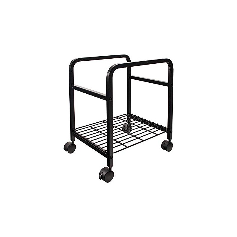 Cropper Hopper Heavy-Duty Rolling Cart-14.375x20x17.375 Black
