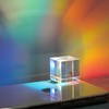 20mm RGB Dispersion Prism Optical Glass X-Cube Prism for Teaching