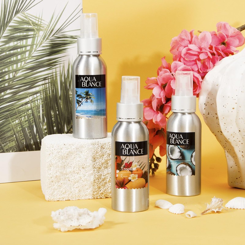 Fragrant Room Spray, Tropical, Ocean, Coconut, 3 x 3.4 fl