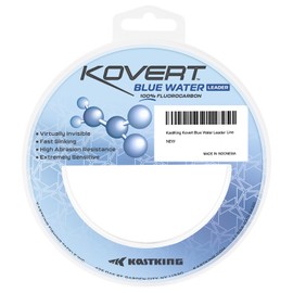 KastKing Kovert Blue Water Fluorocarbon Leader Fishing Line, 200LB, 50Yds