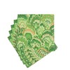Caspari Marbled Ceramica Green Cocktail Napkins - Includes 12 Packs