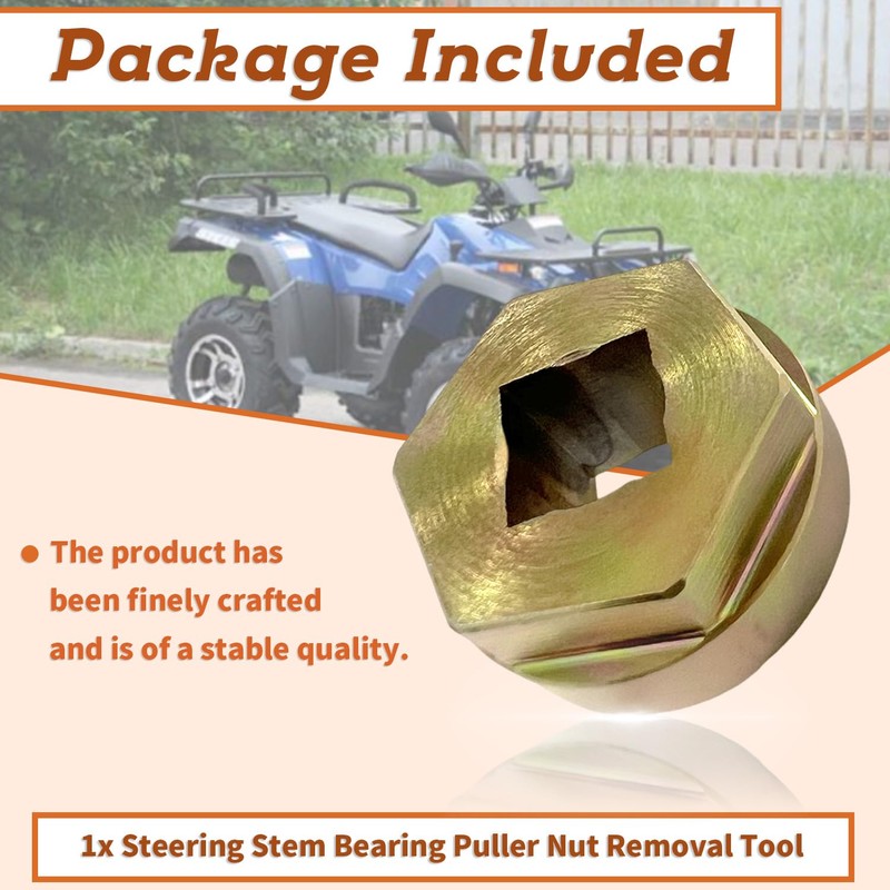 BIGLKNM Steering Stem Bearing Removal Bolt Tool Compatible with Yamaha