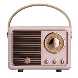 HM11 Bluetooth Speaker Portable Wireless Radio HiFi Music Audio Player Hands Free Calling Retro Design