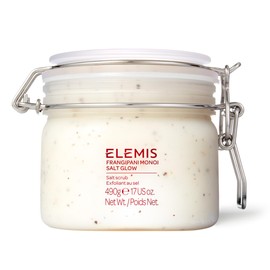 ELEMIS Frangipani Monoi Salt Glow 490g, Tropical Body Scrub To Exfoliate & Hydrate for Radiant Skin