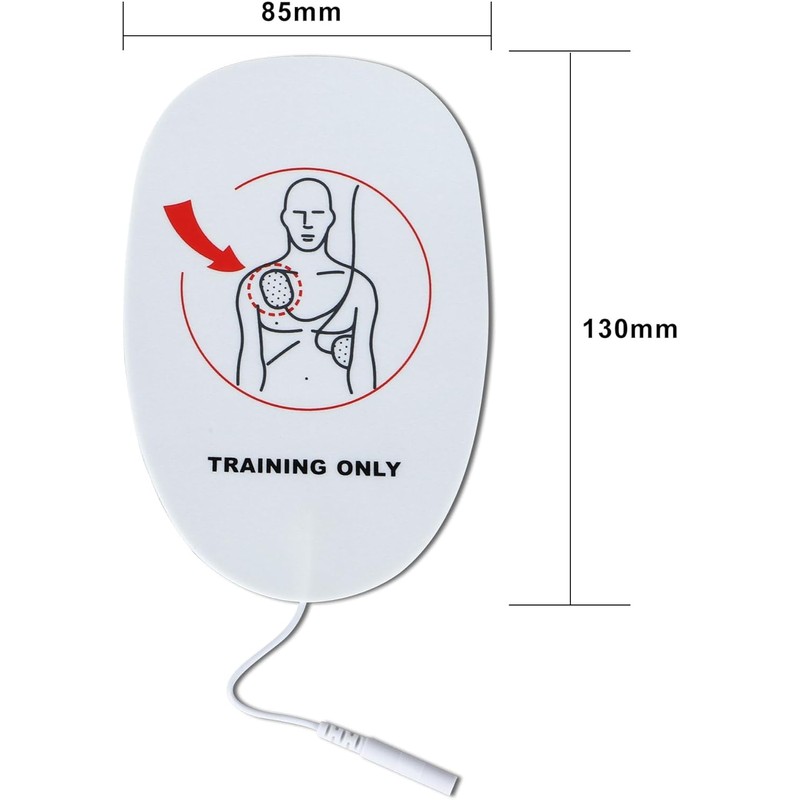AED Trainer Pads, 5 Pairs XFT Replacement AED Electrode Pads
