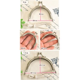 MYmama Metal Clasp Silver Hardware (2.4 inches (6 cm), 1 Piece