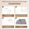 EHEYCIGA Orthopedic Dog Bed Medium Size Dogs, Memory Foam Dog
