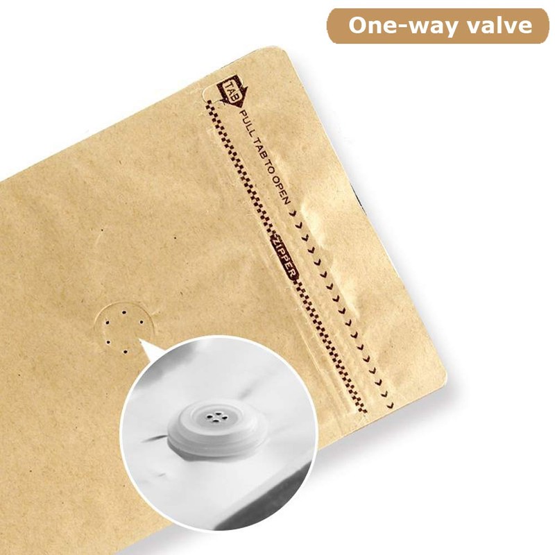 Coffee Bags 0.5 Lb - Kraft Paper Bags Kraft Coffee