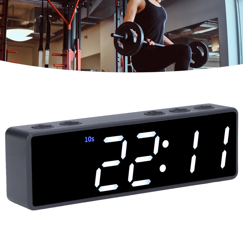 Training Timer LED Digital Timer Multifunctional Electronic Desktop Clock for