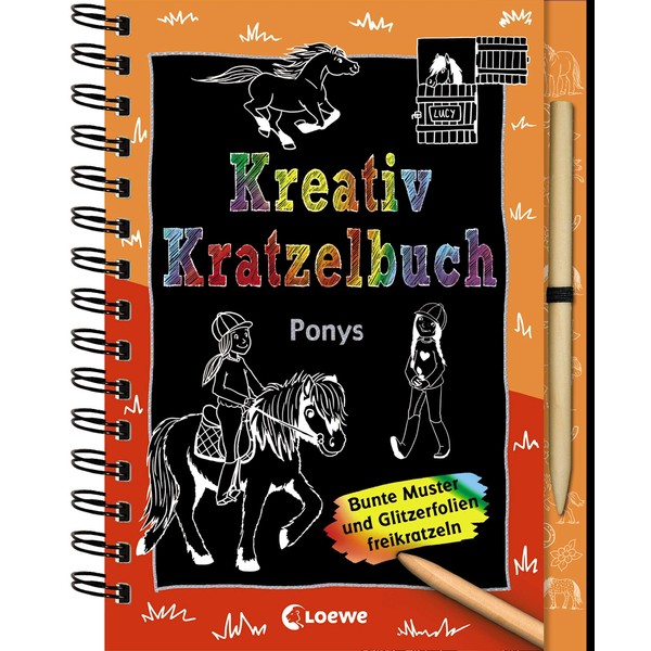 Loewe Creative scratch book: ponies