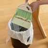 Brosay Mini Dustpan and Brush Set Portable Small Broom with
