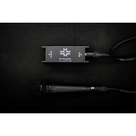 Epicenter Audio Equipment DMP-10 25dB Dynamic and Passive Ribbon Microphone Preamplifier, Professional Audio Equipment, Black