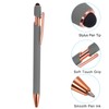 PATIKIL Ballpoint Pen with Stylus Tip, 6 Pack 2 in