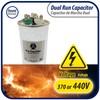 Appli Parts Dual Run Capacitor for ac 20+5 Mfd uF