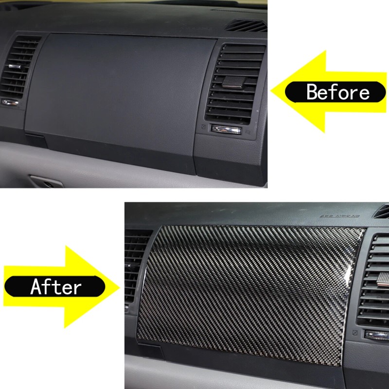 car-king888 Carbon Fibre Dashboard Trim Cover Accessories Decorate Kits For