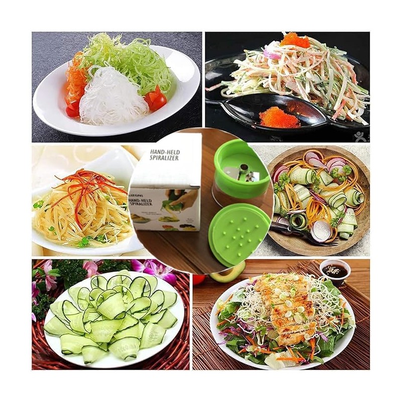 WEZCHUGHAOL Spiral Creative Kitchen Multi-Function Grater Rotating Carrot Cucumber Peeler