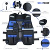 MELOTOUGH Tool Vest for Men Reflective Safety Tool Vest with