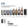 Meoky Universal Can Cooler Insulated: Fits All - for Regular