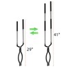 RAOMEIDE 40 Inches Expandable Fire Tongs for Fire Pit Outside