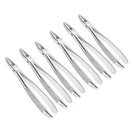 AAPROTOOLS Set of 6 Dental EXTRACTING Forceps #MD1 Dental Extraction Instruments A+ Quality