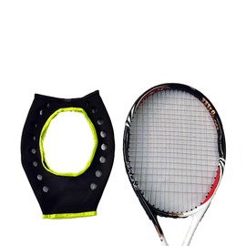 Tennis Racket Sweet Spot Trainer Adjustable Position Learn to Hit The Center Swing Training Aid for Outdoor Sports Pack of Two