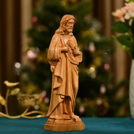 Sacred Heart of Jesus Christ Statue Our Lord Christian Gifts Home Altar Catholic Art Fall Decor Housewarming Gift New Home Gift for Home - Color: 5.9 Inches