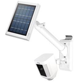 HOLACA 2-in-1 Vinyl Siding Clips for Ring Solar Panel Spotlight Cam Battery and Stick Up Cam Battery, Hanger Hooks Siding Mount for Ring Solar Panel (White, not Apply to Spotlight Cam Pro/Plus)