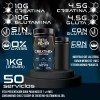 Creatina Glutamina Total Power 1kg 50servicios Pre Entreno