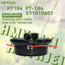 511010601 PT-104 Trimmer Head for RedMax BC2600 BC2600DL BCX2600S BCZ2600S, BC, BCX, BCZ, EX, EXZ, TR, TRR Weed Eater String Trimmer