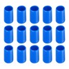 Rebower 50 Pack Screw Thread Protector Cover Rubber End Caps,