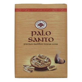 Green Tree Palo Santo Premium Backflow Incense Cones - 12 Cones