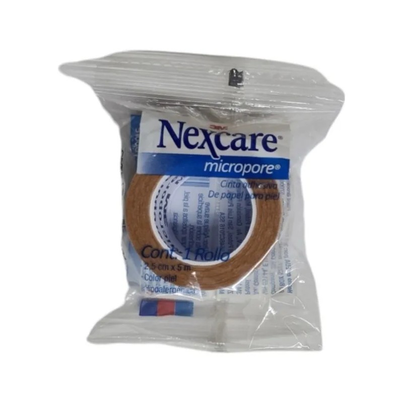 Cintas Micropore Color Piel Nexcare 5cm