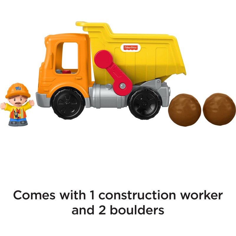 Fisher-Price Little People Toddler Construction Toy Work Together Dump Truck
