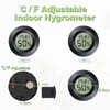 Hydrometer with Thermometer, Mini Hygrometer Digital, ℃/℉ Adjustable Indoor Hygrometer,