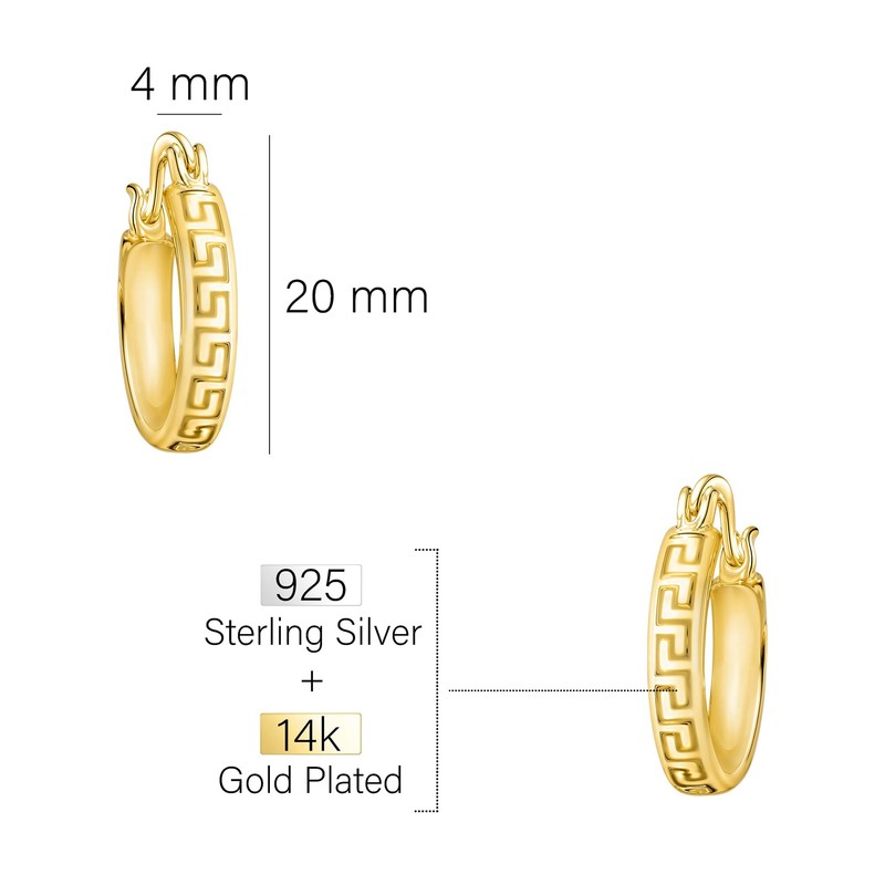 SOFIA MILANI - Women's Earrings 925 Silver - Labyrinth Ornament
