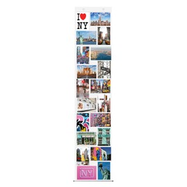 Trendfinding postcard photo curtain, 10 cm x 15 cm, landscape and portrait photos, pictures, postcards, photo wall, photo gallery, picture bag, photo