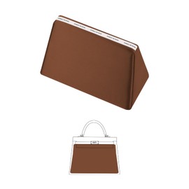 KINGS IN BAG Purse Pillow Insert Compatible with Kelly 25 Bags, Handbag Filler with Soft Satins for Luxury Bags, Soft Purse Inner Pillow with Memory Foam (Gold, KE25)