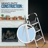 SIMPLI-MAGIC Step Ladder, 3 Step Stool Ergonomic Folding Step Stool