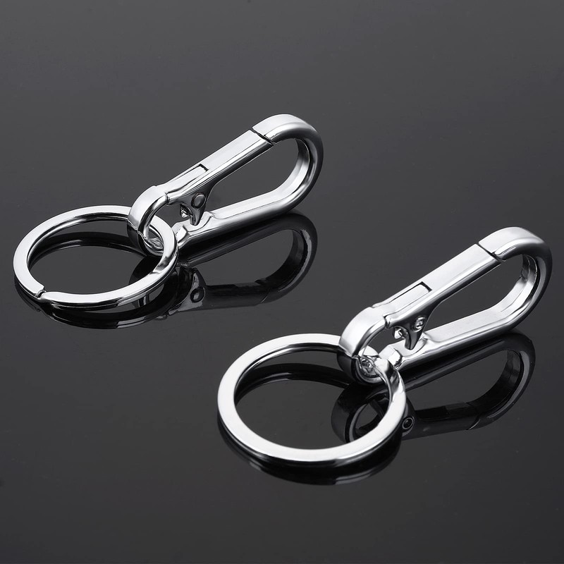 Molain Metal Keychain Carabiner Clip Keychain Chain Clips Hook Holder