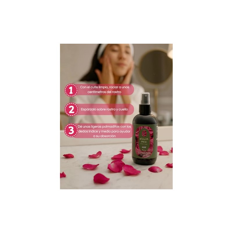 OLEUM VITAE Tonico facial con aceite esencial de rosa damascena
