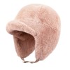 Clakllie Ushanka Trapper Cap with Earflaps Russian Hat for Women