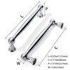 khtumeware 10 Pack 3-3/4 Inch(96mm) Vibrant Polished Chrome Cabinet pulls