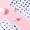 Mabor 15 Sheets Round Number Stickers 1-300, Small Clear Consecutive