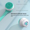 Electric Body Brush Set Rechargeable Long Handle Scrubber Shower Brush