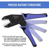 Qibaok Crimping Tool Ratcheting Wire Crimper For Heat Shrink Connector